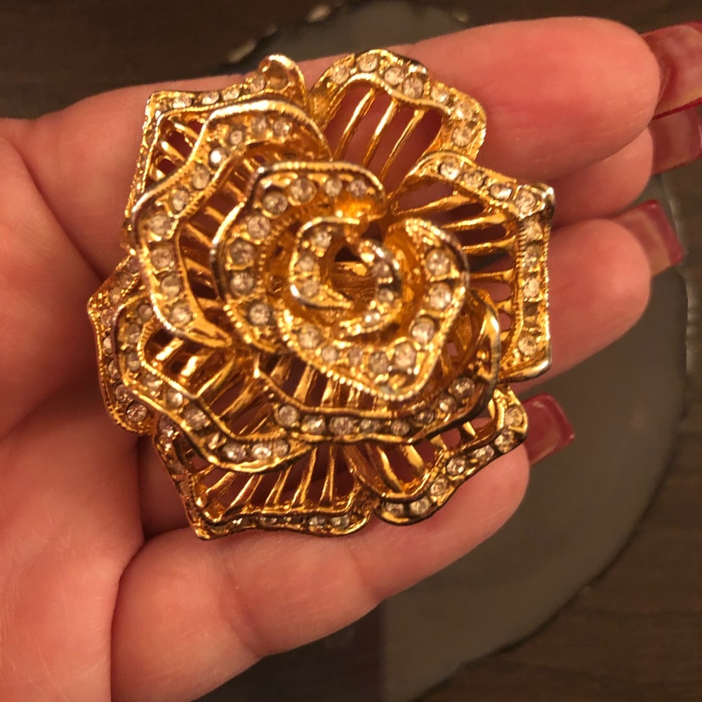 HUGE MASSIVE Flower Ring